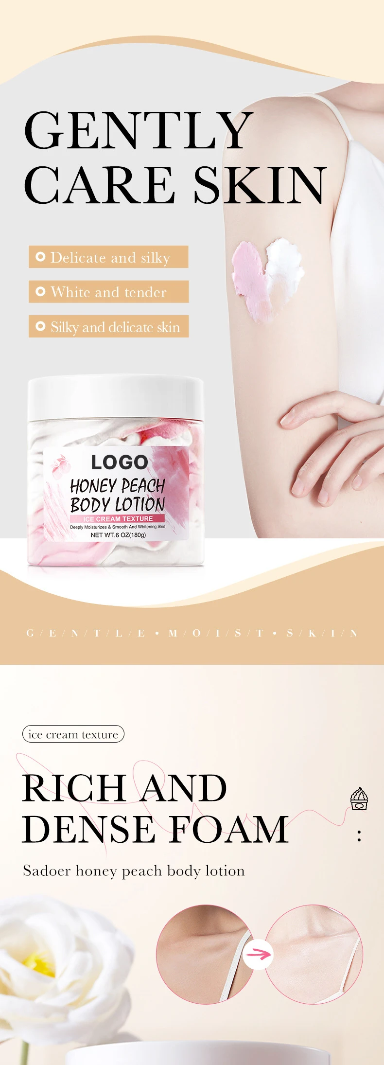 ice cream butter body lotion 