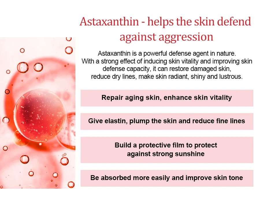 Astaxanthin jelly mask