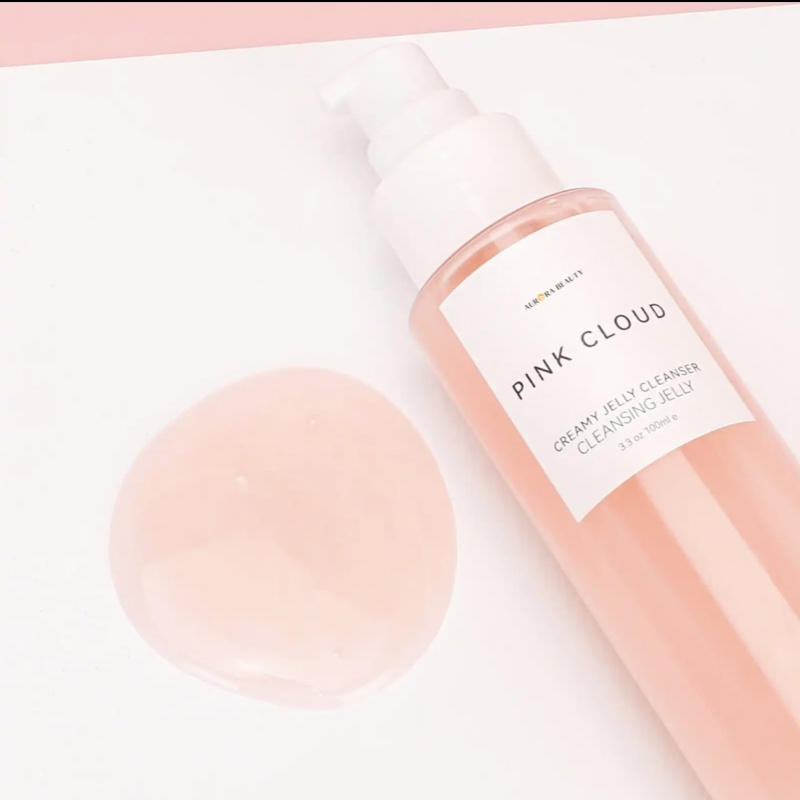 Pink Cloud Creamy Hydrating Face Wash Jelly Cleanser Makeup Remover