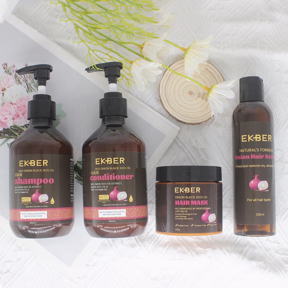 Onion Hair Shampoo and Hair Conditioner for Hair Growth and Hair Fall Control