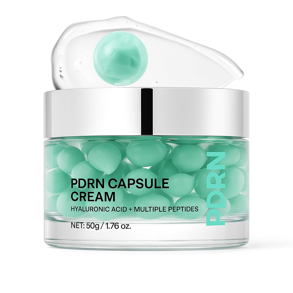 PDRN Capsule Cream with Hyaluronic Acid & Multi-Peptides for Anti-Aging & Hydration