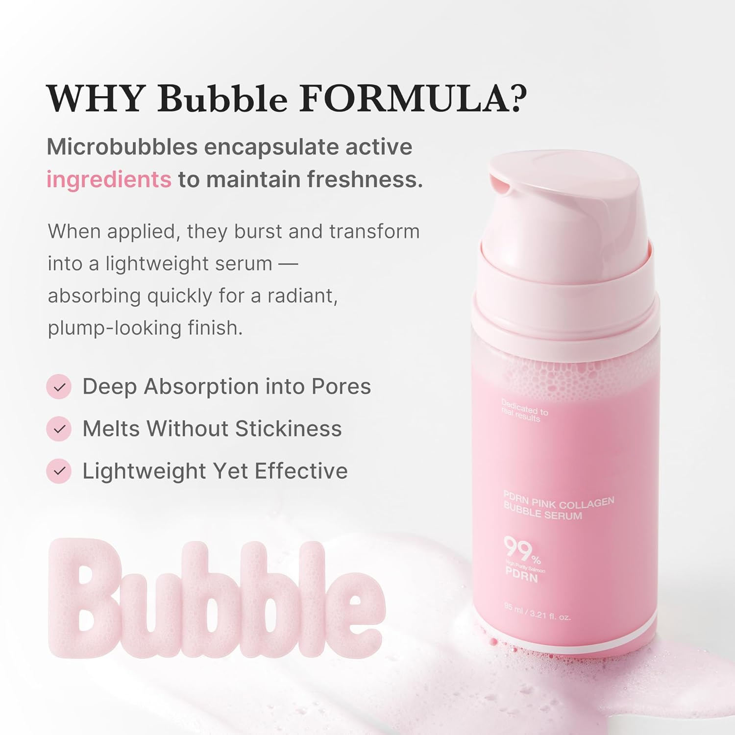PDRN Collagen Bubble Serum for Glow & Repair | OEM Private Label