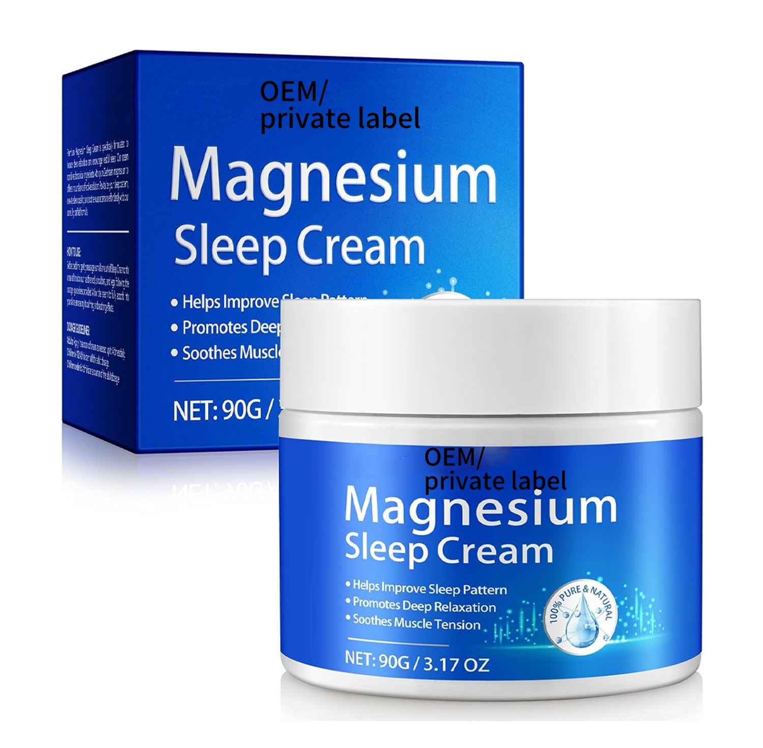 Premium Magnesium Sleep Cream | OEM/ODM Private Label | Natural Relaxation & Deep Sleep Support